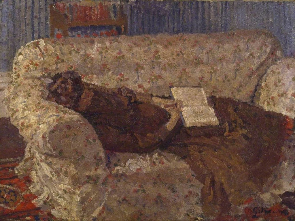 Harold Gilman - Donna sul divano, National Gallery, Londra